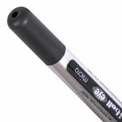 Ручка-роллер Uni-Ball Eye, ЧЕРНАЯ, корпус серебро, узел 0,5 мм, линия 0,3 мм, UB-150 BLACK Ручка-роллер Uni-Ball Eye, ЧЕРНАЯ, корпус серебро, узел 0,5 мм, линия 0,3 мм, UB-150 BLACK - фото 5