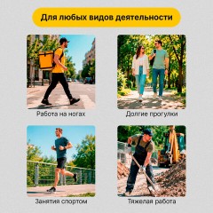 Стельки для обуви АНАТОМИЧЕСКИЕ С АМОРТИЗАТОРОМ размер RU 34-37/EU 35-38, SHEGRA (ШЕГРА), 702304 - фото 15