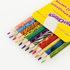 Карандаши цветные ЮНЛАНДИЯ "САФАРИ", 12 цветов, корпус с печатью, трехгранные, грифель 3 мм, натуральное дерево,181580 Карандаши цветные ЮНЛАНДИЯ "САФАРИ", 12 цветов, корпус с печатью, трехгранные, грифель 3 мм, натуральное дерево,181580 - фото 5