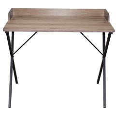 Стол на металлокаркасе BRABIX "LOFT CD-008", 900х500х780 мм, цвет морёный дуб, 641863 - фото 2