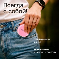 Расческа для волос КОМПЛЕКТ 2шт массажная с зеркалом "2 в 1" 6,5см, компактная, MONTE VITA (МОНТЕ ВИТА), 457438 - фото 15