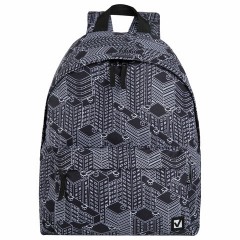 Рюкзак BRAUBERG СИТИ-ФОРМАТ универсальный, "Night city", черный, 41х32х14 см, 271679 Рюкзак BRAUBERG СИТИ-ФОРМАТ универсальный, "Night city", черный, 41х32х14 см, 271679 - фото 2