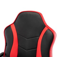 Кресло компьютерное BRABIX "Shark GM-203", экокожа, черное/красное, 532512 Кресло компьютерное BRABIX "Shark GM-203", экокожа, черное/красное, 532512 - фото 9