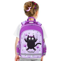 Рюкзак ПИФАГОР SCHOOL, 1 отделение, 3 кармана, "Falling cat", 38x28х14 см, 272082 Рюкзак ПИФАГОР SCHOOL, 1 отделение, 3 кармана, "Falling cat", 38x28х14 см, 272082 - фото 7