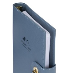 Ежедневник-органайзер недатированный B5 167х240 мм, BRAUBERG "Nova", под кожу, 160 л., голубой, 116201 - фото 5