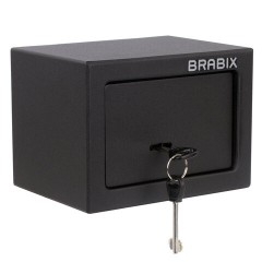 Сейф мебельный BRABIX "SF-140KL", 140х195х140 мм, ключевой замок, черный, 291140, S103BR210114 Сейф мебельный BRABIX "SF-140KL", 140х195х140 мм, ключевой замок, черный, 291140, S103BR210114 - фото 3