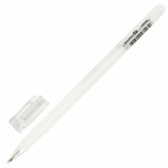 Ручка гелевая BRAUBERG Art Classic, БЕЛАЯ, корпус тонированный белый, узел 1мм, линия 0,5мм, 143418 Ручка гелевая BRAUBERG Art Classic, БЕЛАЯ, корпус тонированный белый, узел 1мм, линия 0,5мм, 143418 - фото 2