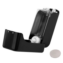 Дозатор для жидкого мыла-пены LAIMA PROFESSIONAL PREMIUM BLACK, НАЛИВНОЙ, 1 л, черный, ABS-пластик, 609520 - фото 7