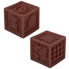 Тактильные кубики, сенсорные, ЭКО 12 штук, BAMBOX BABY (БАМБОКС БЭБИ), 665900 - фото 12