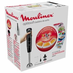 Блендер погружной MOULINEX Optitouch DD833810, 600 Вт, 16 скоростей, 3 насадки, стакан, черный, 7211002825 Блендер погружной MOULINEX Optitouch DD833810, 600 Вт, 16 скоростей, 3 насадки, стакан, черный, 7211002825 - фото 17