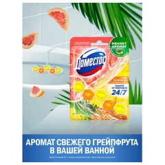 Блок туалетный подвесной твердый 50 г, ДОМЕСТОС "Сила тропиков" - фото 6