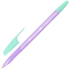 Ручки шариковые BRAUBERG "X-333 PASTEL MIX", НАБОР 8 ШТУК, СИНИЕ, узел 0,7 мм, линия письма 0,35 мм, 144535 - фото 3