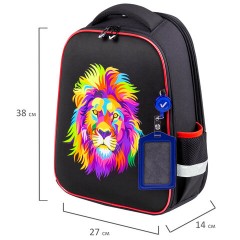 Ранец BRAUBERG FIT, 2 отделения, "Colorful lion", 38х27х14 см, 270618 Ранец BRAUBERG FIT, 2 отделения, "Colorful lion", 38х27х14 см, 270618 - фото 11