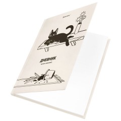 Дневник 5-11 класс 48 л., твердый, BRAUBERG, выборочный лак, с подсказом, "Кот-Непоседа", 107616 - фото 2