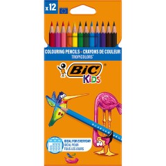 Карандаши цветные 12цв 6-гран Bic Tropicolors 832566 Карандаши цветные 12цв 6-гран Bic Tropicolors 832566 - фото 6