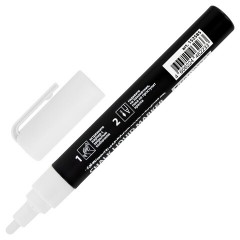 Маркер меловой CHALK LIQUID MARKER, БЕЛЫЙ, 3 мм, стираемый, BRAUBERG "CHALK", 152585 - фото 3
