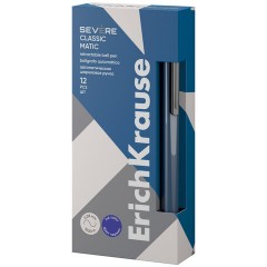 Ручка шариковая автоматическая ERICH KRAUSE "Severe Matic Classic", СИНЯЯ, корпус ассорти, 61098 - фото 3