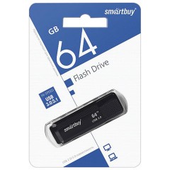 Флеш-диск 64 GB SMARTBUY Dock USB 3.0, черный, SB64GBDK-K3 Флеш-диск 64 GB SMARTBUY Dock USB 3.0, черный, SB64GBDK-K3 - фото 2