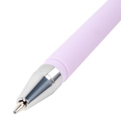 Ручки шариковые BRAUBERG "SOFT PASTEL", НАБОР 4 ШТУКИ, СИНИЕ, SOFT TOUCH покрытие, узел 0,7 мм, линия письма 0,35 мм, 144400 - фото 8