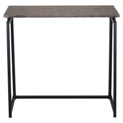 Стол на металлокаркасе BRABIX "LOFT CD-001", 800х440х740 мм, складной, цвет морёный дуб, 641209 - фото 3