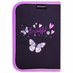 Пенал BRAUBERG с наполнением, 1 отделение, 1 откидная планка, 24 предмета, 21х14 см, "Flower butterfly", 271524 Пенал BRAUBERG с наполнением, 1 отделение, 1 откидная планка, 24 предмета, 21х14 см, "Flower butterfly", 271524 - фото 3