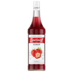 Сироп BARINOFF "Клубника", 1 л, стеклянная бутылка, 717