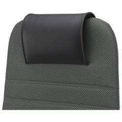 Кресло офисное МЕТТА "SU-B-10" хром, ткань-сетка, сиденье и спинка мягкие, темно-серое - фото 11