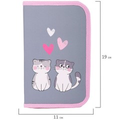 Пенал ЮНЛАНДИЯ, 1 отделение, картон с эффектом soft-touch, 19х11 см, "Sweet whiskers", 272261 Пенал ЮНЛАНДИЯ, 1 отделение, картон с эффектом soft-touch, 19х11 см, "Sweet whiskers", 272261 - фото 6
