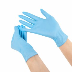 Перчатки нитриловые смотровые SFM Supersoft, Германия, 100 пар (200 штук), размер L (большой) Перчатки нитриловые смотровые SFM Supersoft, Германия, 100 пар (200 штук), размер L (большой) - фото 4