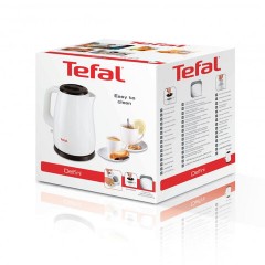 Чайник TEFAL KO150130, 1,5 л, 2400 Вт, закрытый нагревательный элемент, пластик, белый, 7211002180 Чайник TEFAL KO150130, 1,5 л, 2400 Вт, закрытый нагревательный элемент, пластик, белый, 7211002180 - фото 7