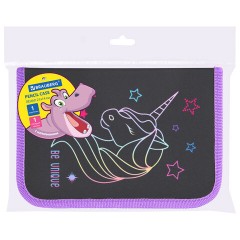 Пенал BRAUBERG с наполнением, 1 отделение, 1 откидная планка, 24 предмета, 21х14 см, "Radiant unicorn", 273532 - фото 8