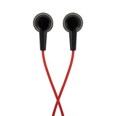 Наушники проводные внутриканальные с микрофоном SONNEN EP-H47RB, 1,1 м, красные/черные, 514129 - фото 5