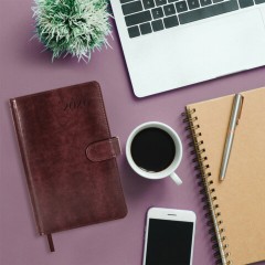 Ежедневник датированный 2026 А5 138x213 мм, BRAUBERG "Legend", под кожу, застежка, коричневый, 117071 - фото 5