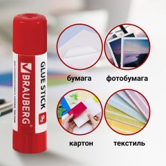 Клей-карандаш 9 г ВЫГОДНАЯ УПАКОВКА КОМПЛЕКТ 30 штук, BRAUBERG, 270484 - фото 12