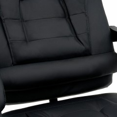 Кресло офисное CROMEX "Lounge MS-007", подножка, 6 массажных модулей, экокожа, черное, 532960 Кресло офисное CROMEX "Lounge MS-007", подножка, 6 массажных модулей, экокожа, черное, 532960 - фото 13