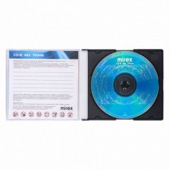 Диск CD-R MIREX, 700 Мб, 48x, Slim Case, КОМПЛЕКТ 5 шт., UL120051A8F - фото 7