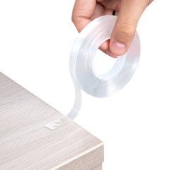 Многоразовая двухсторонняя прозрачная крепежная лента, скотч NANO tape, 5 м x 1 см, толщина 1 мм, WBZ (ВБЗ), 700424 Многоразовая двухсторонняя прозрачная крепежная лента, скотч NANO tape, 5 м x 1 см, толщина 1 мм, WBZ (ВБЗ), 700424 - фото 9
