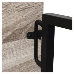 Стол на металлокаркасе BRABIX "LOFT CD-001", 800х440х740 мм, складной, цвет дуб антик, 641210 - фото 9