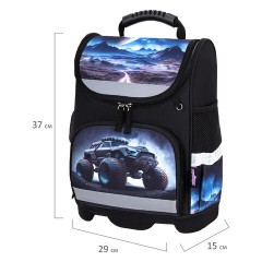 Ранец ЮНЛАНДИЯ WISE, 1 отделение, 3 кармана, устойчивое дно, Space driver, 37х29х15 см, 273163 Ранец ЮНЛАНДИЯ WISE, 1 отделение, 3 кармана, устойчивое дно, Space driver, 37х29х15 см, 273163 - фото 10