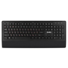 Набор беспроводной SVEN KB-C3800W, клавиатура, мышь 5 кнопок + 1 колесо-кнопка, коврик, SV-017293 Набор беспроводной SVEN KB-C3800W, клавиатура, мышь 5 кнопок + 1 колесо-кнопка, коврик, SV-017293 - фото 2