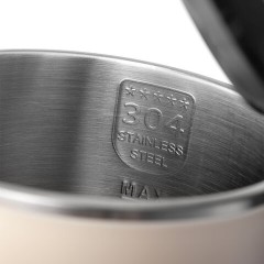 Чайник с двойными стенками BRAYER BR1043WH, 1,5 л, 2200 Вт, закрытый нагревательный элемент, бежевый Чайник с двойными стенками BRAYER BR1043WH, 1,5 л, 2200 Вт, закрытый нагревательный элемент, бежевый - фото 5