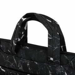Сумка портфель HEIKKI STYLE (ХЕЙКИ) с отделением для ноутбука 13-14", 3 кармана, черная, 26х36х3 см, 272606 - фото 11