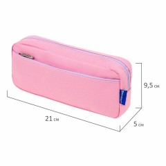 Пенал мягкий BRAUBERG PASTEL, 2 отделения, розовый, 21х9,5х5 см, 272276 Пенал мягкий BRAUBERG PASTEL, 2 отделения, розовый, 21х9,5х5 см, 272276 - фото 5