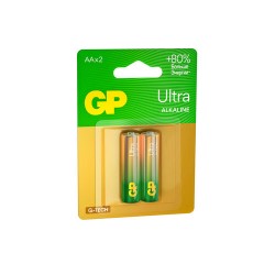 Батарейки КОМПЛЕКТ 2 шт., GP Ultra G-Tech, AA (LR6,15А), алкалиновые, пальчиковые, 15AUA21-2CRSBC2 Батарейки КОМПЛЕКТ 2 шт., GP Ultra G-Tech, AA (LR6,15А), алкалиновые, пальчиковые, 15AUA21-2CRSBC2 - фото 2