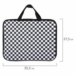 Папка на молнии с ручками BRAUBERG А4, 1 отделение, полиэстер, 20 мм, "Black and White", 272172 Папка на молнии с ручками BRAUBERG А4, 1 отделение, полиэстер, 20 мм, "Black and White", 272172 - фото 7