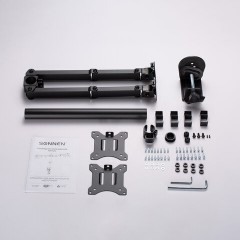 Кронштейн для двух мониторов настольный VESA 75х75, 100х100, 17"-32", до 16 кг, SONNEN STATIC, 455943 Кронштейн для двух мониторов настольный VESA 75х75, 100х100, 17"-32", до 16 кг, SONNEN STATIC, 455943 - фото 5