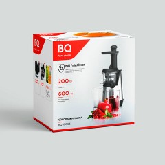 Соковыжималка BQ (БИ-КЬЮ) J2003, 200 Вт, стакан 0,6 л, емкость жмыха 0,6 л, металл, серый, 86197688 - фото 6