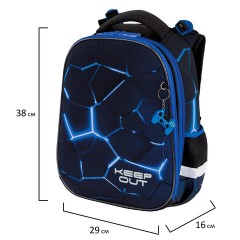 Ранец BRAUBERG PREMIUM, 2 отделения, с брелком, "Digital lava", СВЕТЯЩИЙСЯ, 38х29х16 см, 272015 Ранец BRAUBERG PREMIUM, 2 отделения, с брелком, "Digital lava", СВЕТЯЩИЙСЯ, 38х29х16 см, 272015 - фото 10