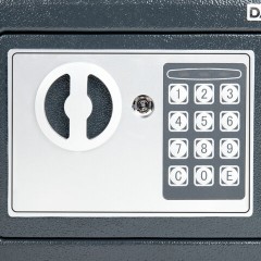 Сейф мебельный DASWERK SC-170EL (170х230х170 мм), электронный замок, графит, 291338 - фото 5