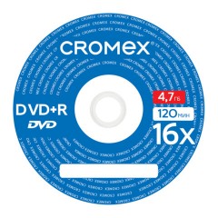 Диск DVD+R CROMEX (КРОМЕКС), 4,7 Gb, 16x, Cake Box (упаковка на шпиле), КОМПЛЕКТ 10 шт., 514307 - фото 2